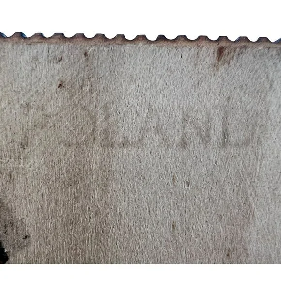 Handcrafted Wooden Polish Folk Art Trinket Jewelry Box Floral Geometric Patterns - Picture 9 of 9